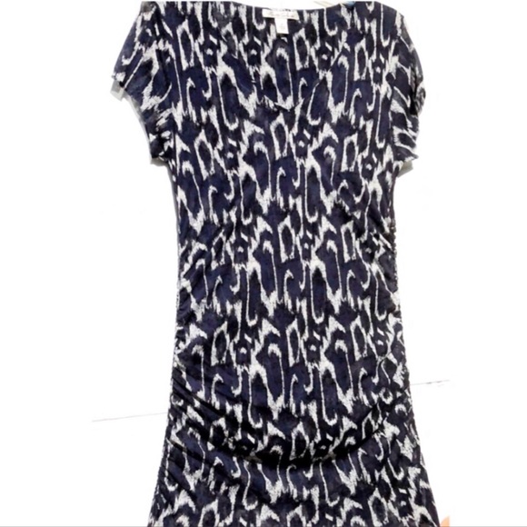 Kenneth Cole Mesh Indigo Ikat Swim Cover Up - Picture 9 of 12